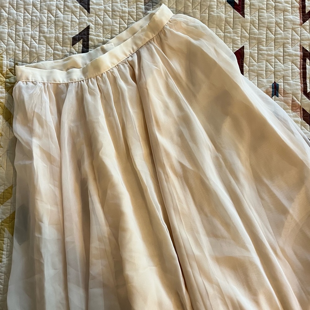 Vintage Cream Skirt